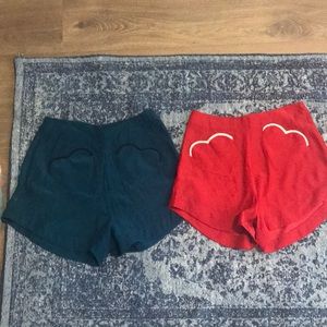 Two sample shorts